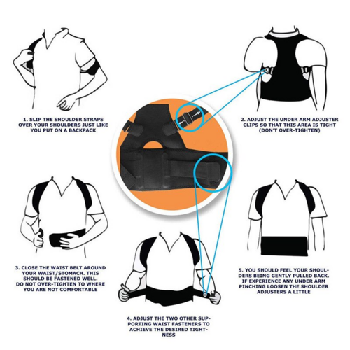 Posture Corrector Back Brace Belt